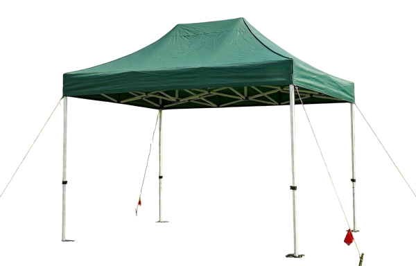 Шатер «Гармошка» 3x4.5 м Standart, зеленая крыша