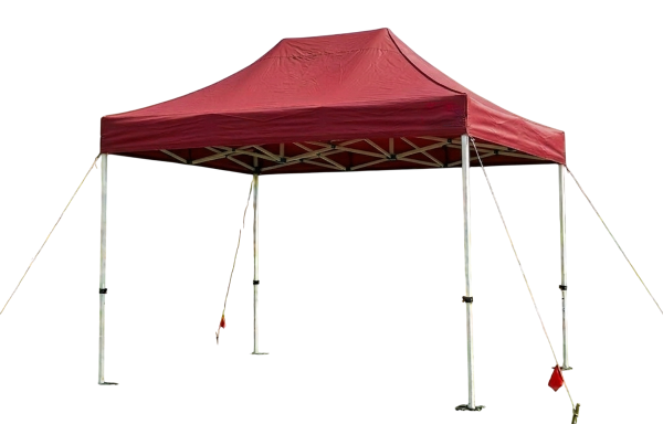 Шатер «Гармошка» 3x4.5 м Standart, красная крыша