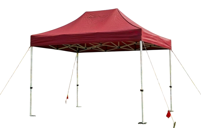 Шатер «Гармошка» 3x4.5 м Standart, красная крыша